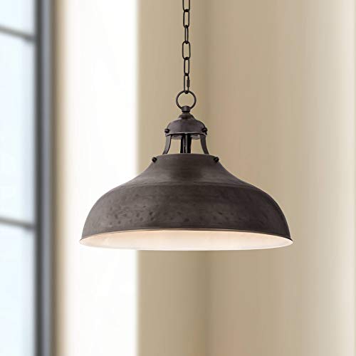 Essex 16" Wide Dyed Bronze Metal Rustic Pendant Light Light Fixture