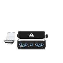 Broil King 876644 Baron 590 Shadow 5-Burner Built-In Propane Gas Grill Head with Side Burner and Rear Rotisserie Burner