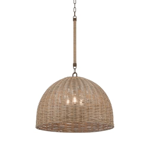Troy Lighting F2024-TBZ Huxley - 3 Light Exterior 17.25 inches Tall and 24 inches Wide - Textured Bronze Finish