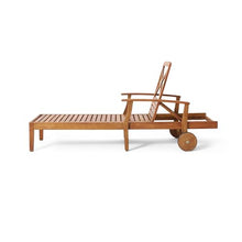 Christopher Knight Home Perla Outdoor Acacia Wood Adjustable Chaise Lounge Set of 4 Teak