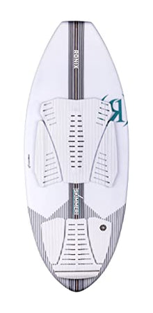 Ronix Flyweight Pro WakeSurf Skimmer Glacier White/Carbon/Aqua 4'9