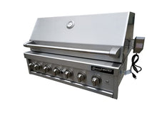 Barbeques Galore Grand Turbo 40-inch 6-Burner Built-in BBQ Gas Grill - Natural Gas