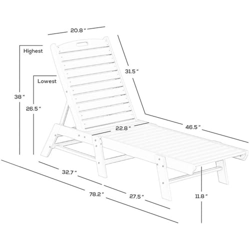 Costaelm Paradise 3-Piece Set Adjustable Adirondack Chaise Lounges with Side Table Orange