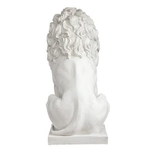 Design Toscano Lion of Florence Sentinel Indoor/Outdoor Animal Statue, 28 Inch Tall, Cast Stone Resin, Antique Stone Finish