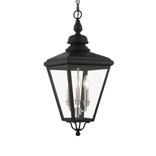 Livex Lighting 27377-04 Adams 3-Light Pendant, Brushed Nickel