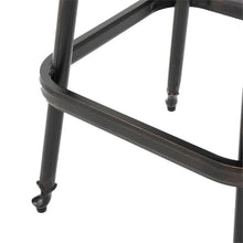 GDFStudio Outdoor Aluminum Bar Set with Shiny Copper Finish