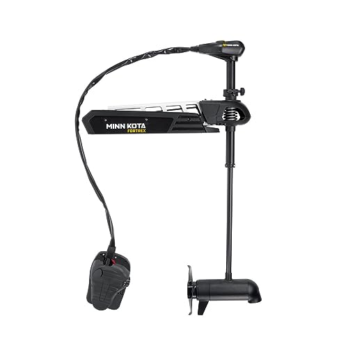 Minn Kota Fortrex Trolling Motor with Universal Sonar 2, 112 lbs Thrust, 45" Shaft Black