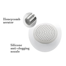 HUXUZYDY Freestanding Outdoor Shower with Silicone Anti-Blocking Nozzle and Honeycomb Bubbler, Ideal for Beaches and Backyards,