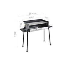 HBJWOV Barbecue Rack Outdoor Stainless Steel Barbecue Stove Home Camping Folding Carbon Oven