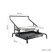Outdoor Dismantlable BBQ Rotating Grill Mesh Frame for Charcoal Chicken, Beef, and Courtyard Oven(SKJ-002)