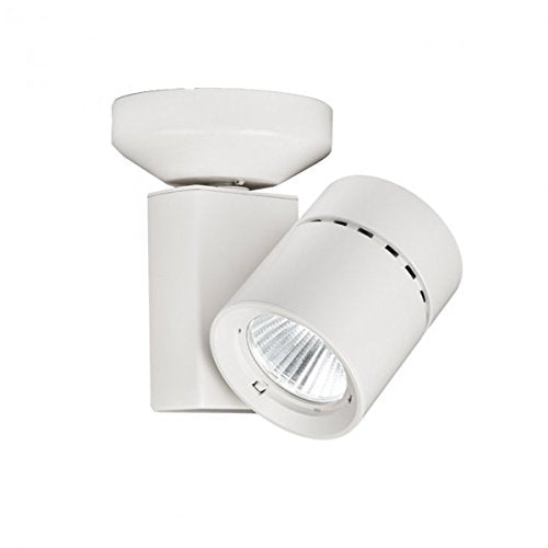 WAC Lighting Exterminator II MO-1023F-930-WT 1023 LED Energy Star Monopoint Finish 90+ CRI and 3000K, Flood Beam, White