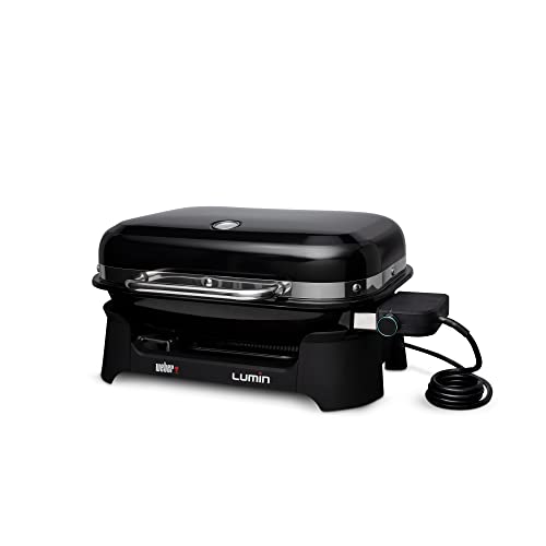 Weber® Lumin Portable Grill, Outdoor Electric Grill, BBQ Grill, Black