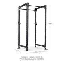 Titan Fitness Bolt-Down Power Rack 42" Depth 2000 LB Cage Black