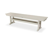 POLYWOOD® Farmhouse Trestle 65" Bench in Sand