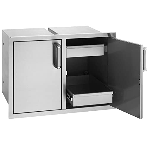 Fire Magic Premium Flush 30-inch Enclosed Cabinet Storage with Drawers with Soft Close - 53930sc-22
