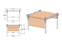 Vita Monterey 12' x 12' Vinyl Pergola White