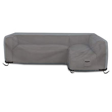Covers & All L Shaped Couch Cover, 12 Oz Polyester, Waterproof Sofa Slipcovers, Tear & UV Proof Furniture Protector Cover with Handles & Air Pockets (Right Side Sofa, 90" x 120" x 33" x 35", Gray)