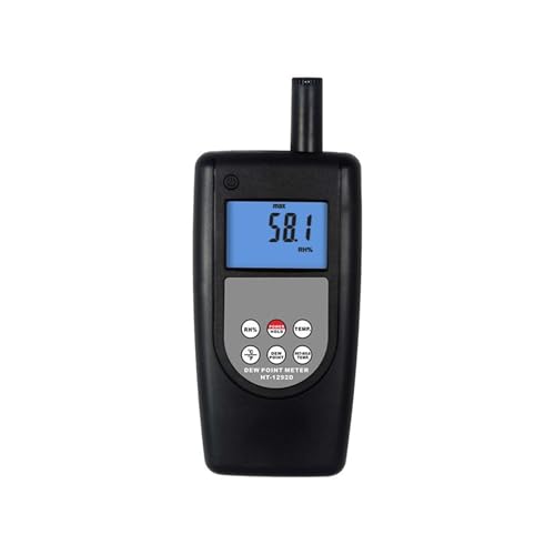 Hygrometer, HT1292D Multifunctional Humidity Temperature Wet Bulb Dew Point Meter,Humidity Meter