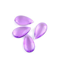 38mm/50mm Violet Water Drop Prisms for Lighting Crystal Chandelier Suncatcher Ornament Lighting Lamp Hanging Decoration,50mm 100pcs