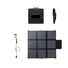COMOAEW Portable Solar Panel, Solar Panel Outdoor Power Generation Charging Foldable Power Station Solar Panel with Solar Output,for Outdoor Camping Rv Trip