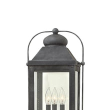 Hinkley Anchorage Large Outdoor Lantern - Aluminum, Clear Glass, Aged Zinc Finish
