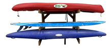 Log Kayak Rack One-Sided Recycled Poly Kayak Rack Nutmeg Brown