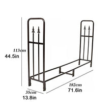 TBLOTYD Firewood Rack Outdoor Indoor Large Firewood Rack Fireplace Tool Accessory Rack Indoor Outdoor Wood Holder Storage Rack for Indoor Wood and Hearth Log