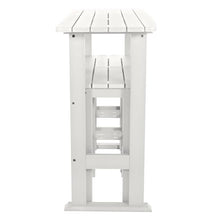 highwood AD-KITBALC2-WHE Lehigh 3pc Bar Height Balcony Set, White