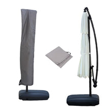 GYYDXXFC Outdoor Sunshade Umbrella, Patio Umbrella With Base, With Push Button Tilt/Crank Windproof For Beach Patio Garden Outdoor Fishing(Beige,2.7m/8.8ft)