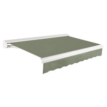 Awntech 14' Full Cassette Right Motor (14' x 10') Retractable Patio Awning, Sage