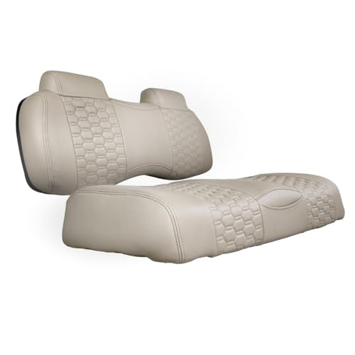 MADJAX Golf Cart Front Seat Cushion Assembly Light Beige