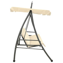 GBCDSWBR Convertible Swing Bench - 78x47.2x80.7 in. Outdoor Bed Seat Sand