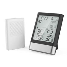 OREKPOT Multi-Functional Weather Clock Temperature and Hygrometer with Outdoor Machine Dedicated