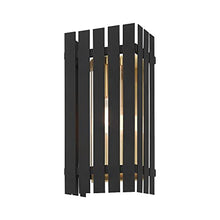 Livex 1 Light Brushed Nickel Outdoor Wall Lantern Nickel
