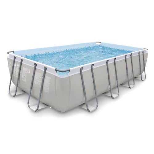 18 x 10 Foot Above Ground Rectangular Steel Frame Swimming Pool