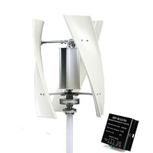 HUIZHITENGDA Low Noise 3000W Vertical Axis Maglev Low Speed Wind Turbine Free Energy, 24V 48V with Hybrid Charge Controller for Home Use,24v