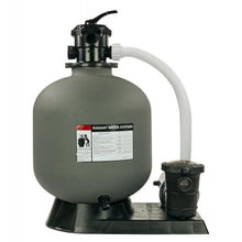 Rx Clear Radiant 22 Inch Swimming Pool Sand Filter System for Above Ground Pools | Includes 1.5 HP Pump, 6-Way Multi-Port Valve & Blue Luster Media | 45 GPM Flow Rate | Filters Pools up to 26,000 Gal