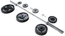 Signature Fitness Olympic Weight Plates & Barbell Set 300LB