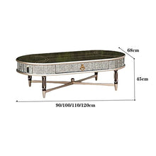 living room table Vintage and Luxury Coffee Table with Storage, Mirrored Rectangular Coffee Table, Living Room Decoration Coffee Table with Stable Wood Legs outdoor side table ( Size : 90x68x45cm )