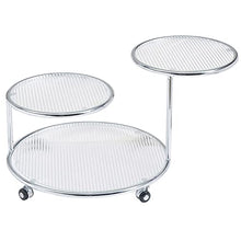 NRFJFOP Iron Art Round Rotating Edge Glass Living Room Sofa Corner Several Balcony Small Table
