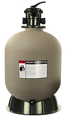 Rx Clear Radiant Sand Filter | 24 Inch Tank | 6-Position Valve
