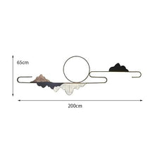 GSOUL Outdoor Wall Lamp Garden Lights Outdoor Wall Villa Yard Screen, Decoration Chinese Landscape