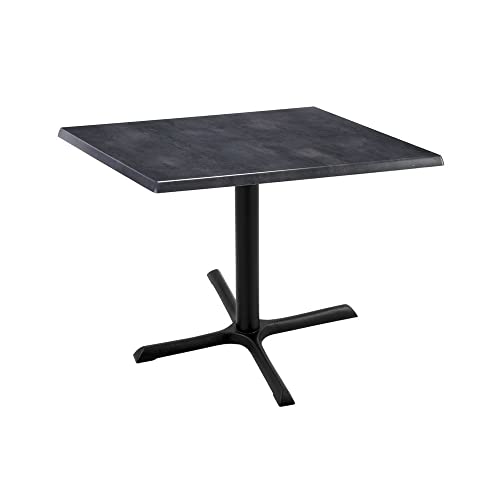 Holland Bar Stool Co. OD211-3030BWOD30SQBlkStl 30" Tall OD211 Season 30" x 30" Square Black Steel Top Indoor/Outdoor Table