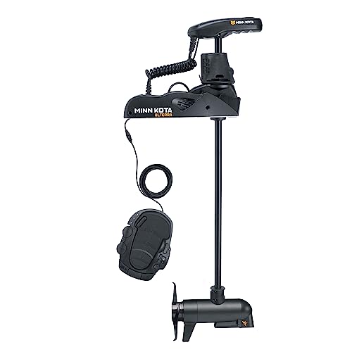 Minn Kota Ulterra Freshwater Bow-Mount Trolling Motor with MEGA Down Imaging and i-Pilot Link GPS Black