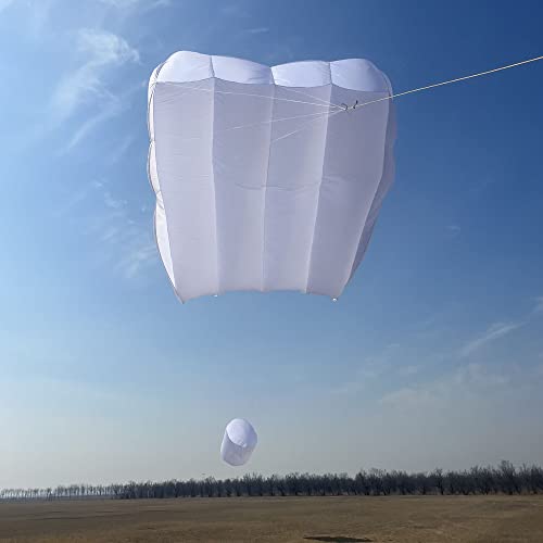 Yingfeida HFLY Large Soft Inflatable Nylon Pilot Kite White