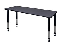 Regency Kitt Height Adjustable Classroom Table 60" x 24" Slate