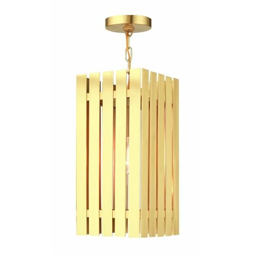 Bailey Street Home 1 Light Outdoor Pendant Lantern Industrial Style Black