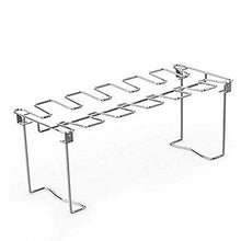 HIONJIN Stainless Steel Chicken Wing Leg Grill with Drip Tray, Used for Grilling Multi-Purpose Chicken Leg Grilling Utensils