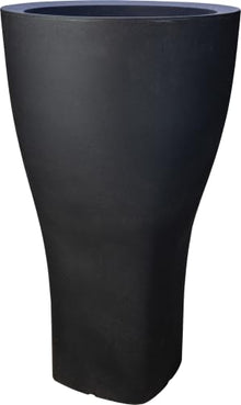 Jackson Pottery 23 in. Domus Planter - Dark Anthracite