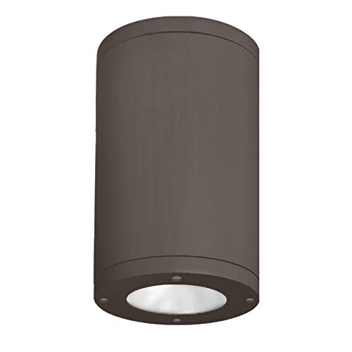 WAC Lighting DS-CD08-F930-BZ 8-Inch Tube Architectural Ceiling Mount, Flood, 3000K, 90 Circuit